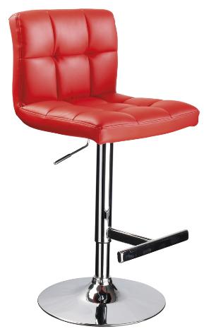 Židle barová červená C-105