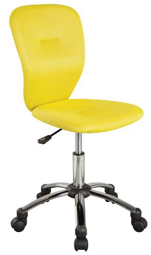 Židle kancelářská dětská žlutá Q-037