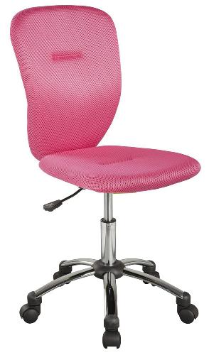 Židle kancelářská dětská růžová Q-037