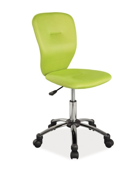 Židle kancelářská dětská zelená Q-037