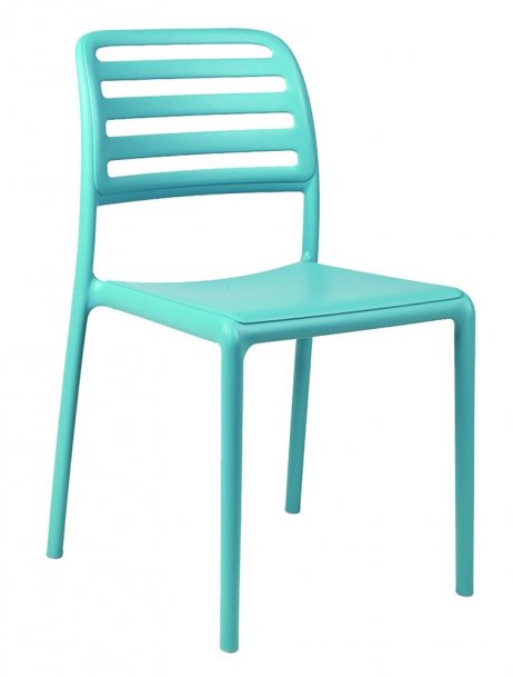 Židle jídelní plastová modrá COSTA