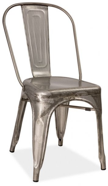 Židle jídelní kovová síťovaná LOFT