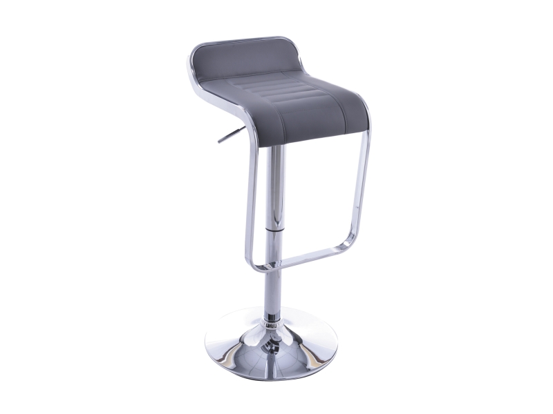 Židle barová šedá C-621