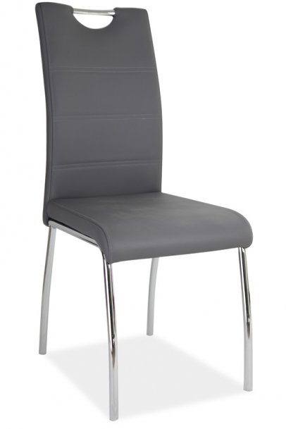 Židle jídelní šedá H-822