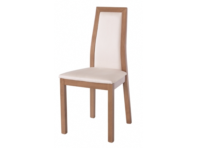 Židle jídelní dřevěná čalouněná švestka LARGO PKRS
