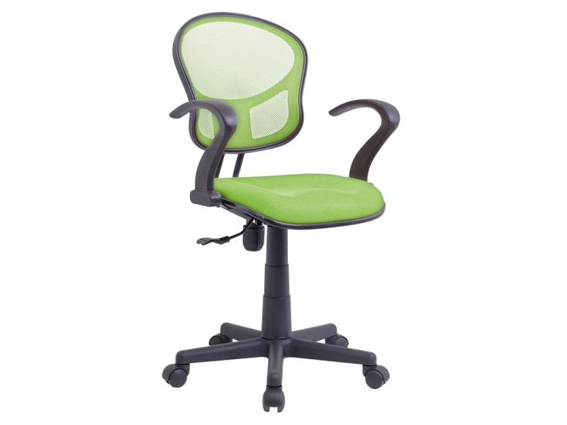 Židle kancelářská dětská zelená Q-141