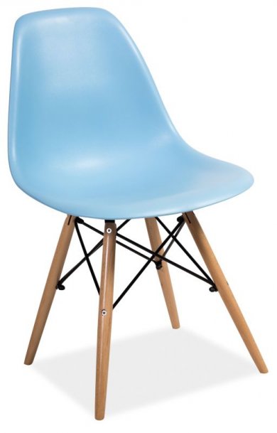 Židle jídelní plastová modrá ENZO