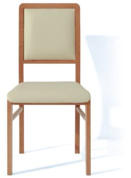 Židle jídelní dřevěná čalouněná ELIPPE ELKRS