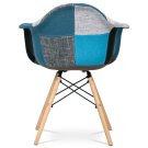 Jídelní židle barevný patchwork CT-768 PW2