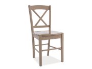 Jídelní židle dřevěná bílá CD-56