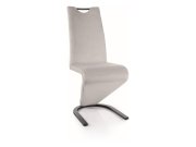 Jídelní židle černá matná/šedá H-090 VELVET