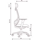 Židle kancelářská MANDY