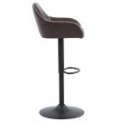 Židle barová chrom/vintage AUB-716 BR3