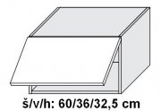 kuchyňská skříňka horní TITANIUM FINO ČERNÁ W4B/60 - grey