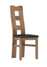 Židle jídelní dřevěná čalouněná bílá JARSTOL