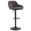 Židle barová chrom/šedá AUB-716 GREY3