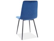 Židle jídelní modrá IRYS