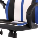 Židle herní modrá/bílá  ekokůže KA-Z505 BLUE