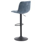 Židle barová modrá/černá AUB-711 BLUE4