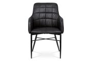 Židle jídelní černá / černý mat AC-9990 BK3