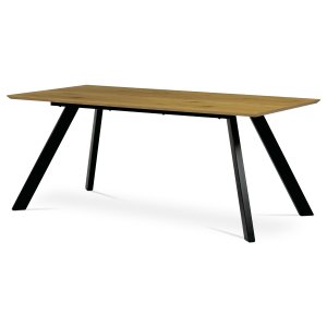 Stůl jídelní dub divoký/černá HT-723 OAK