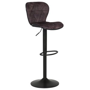 Židle barová hnědá/černá AUB-805 BR4