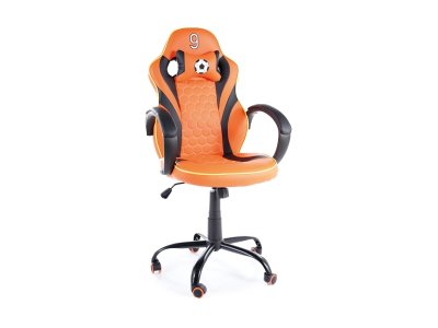 Židle kancelářská oranžová/černá HOLLAND
