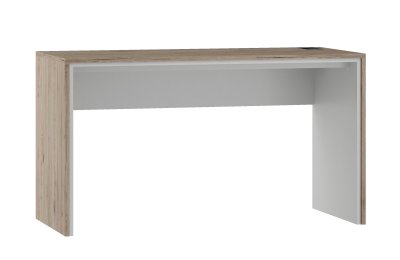 Stůl pracovní dub bordó/arktická bílá OFFI BI 1350