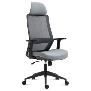 Kancelářská židle šedá KA-V324 GREY