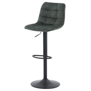 Židle barová zelená/černá AUB-711 GRN4
