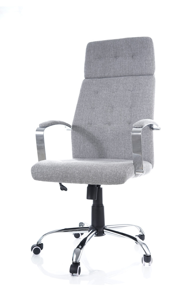 Kancelářská židle šedá Q-136 - zobrazení 360