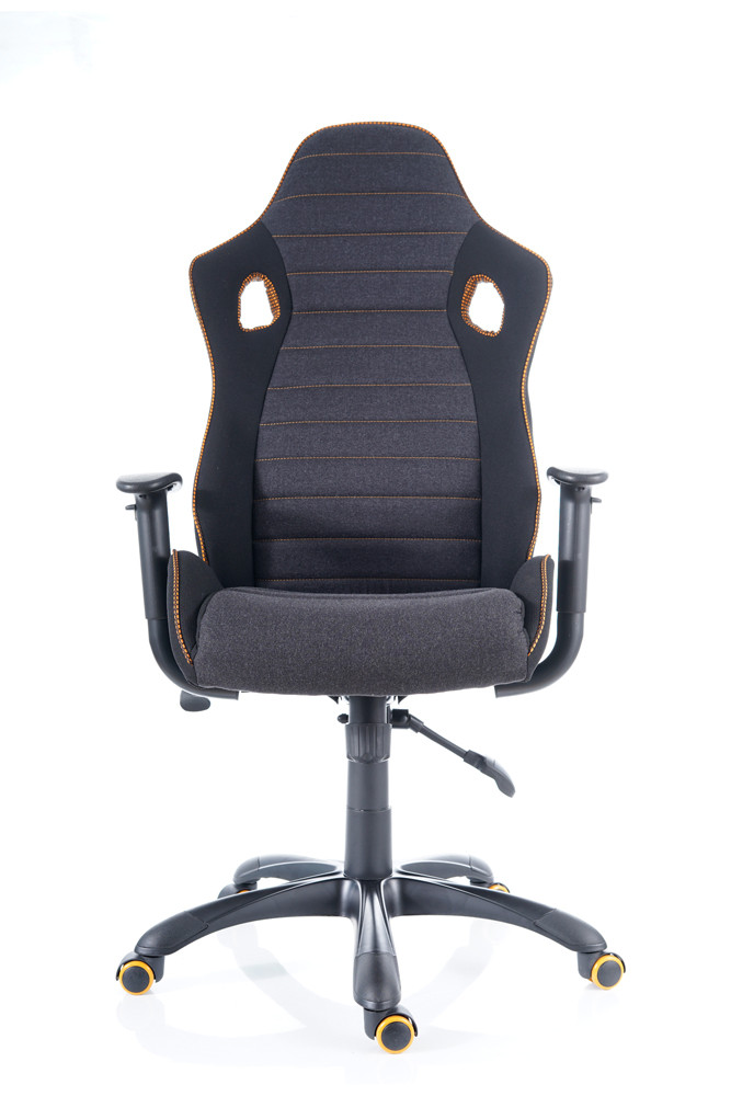 Židle kancelářská černá/šedá Q-229 - zobrazení 360