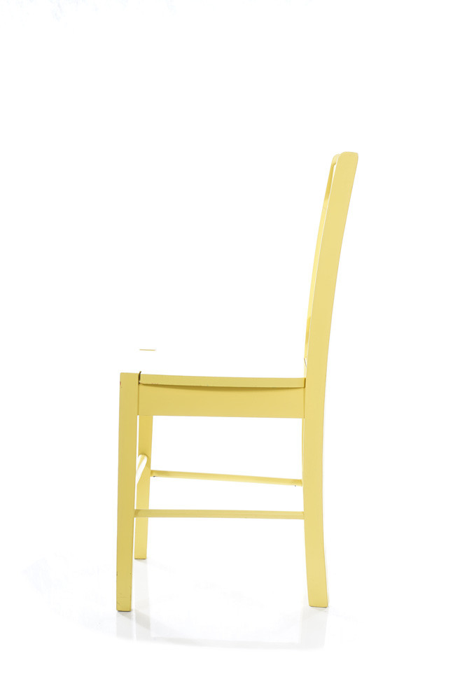 Židle jídelní dřevěná bílá CD-57 - zobrazení 360