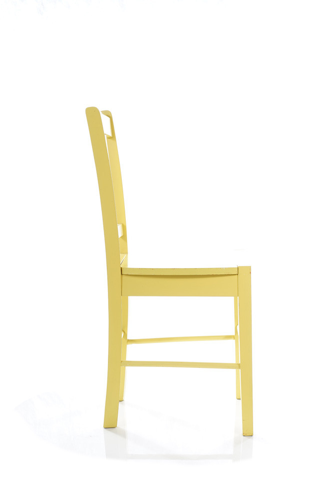 Židle jídelní dřevěná bílá CD-57 - zobrazení 360