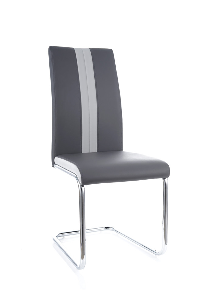 Židle jídelní šedá H-200 - zobrazení 360