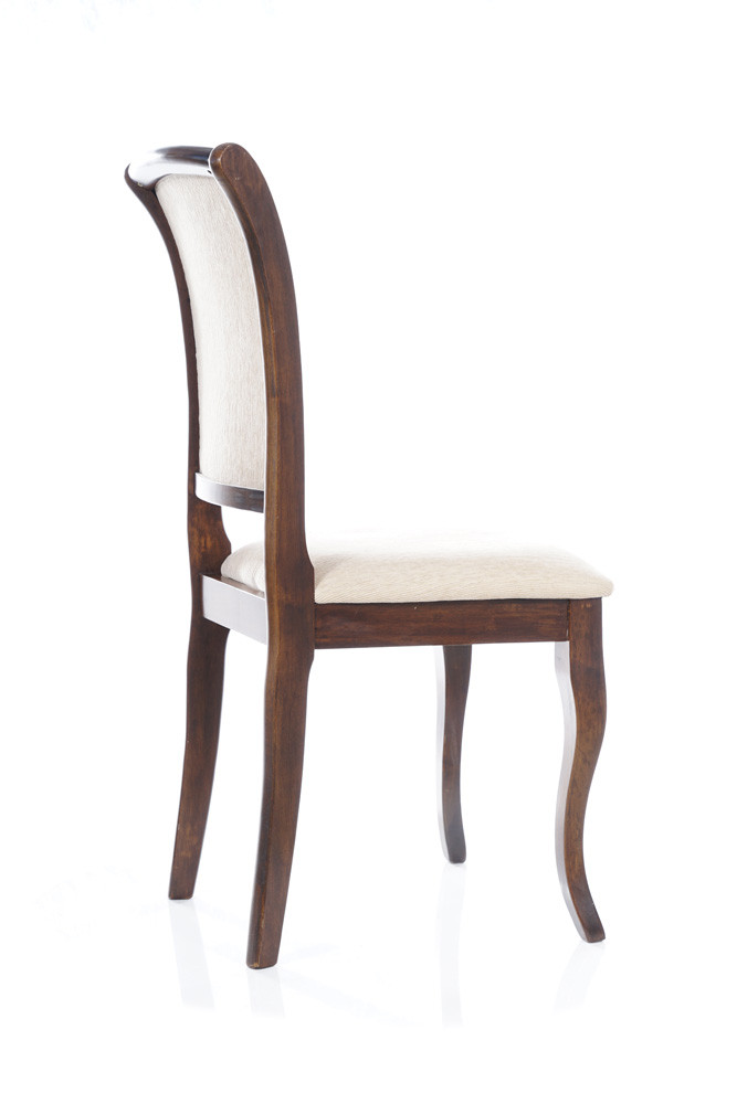 Židle jídelní tmavý ořech/béžová MN-SC - zobrazení 360
