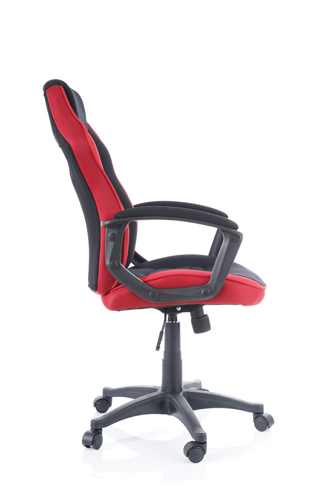Židle kancelářská černá/červená CAMARO - zobrazení 360