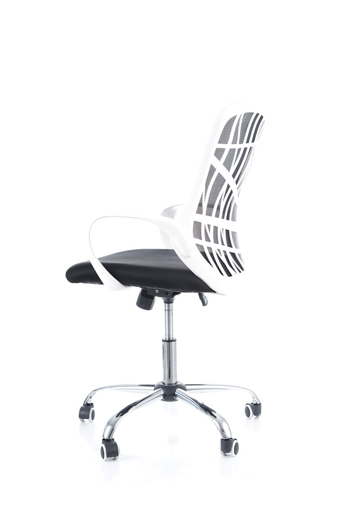 Židle kancelářská černá/bílá DEXTER - zobrazení 360