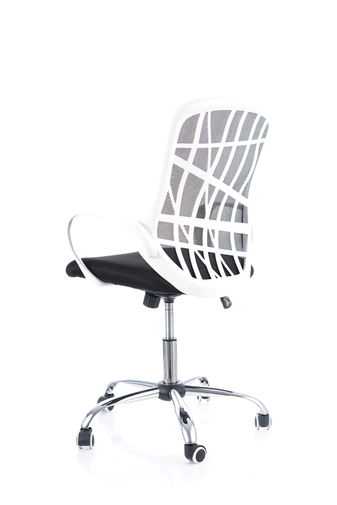 Židle kancelářská černá/bílá DEXTER - zobrazení 360