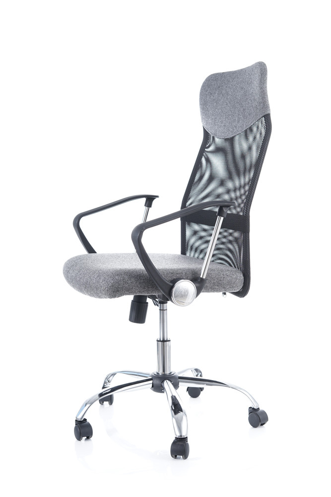 Židle kancelářská černá/šedá látka Q-025 - zobrazení 360