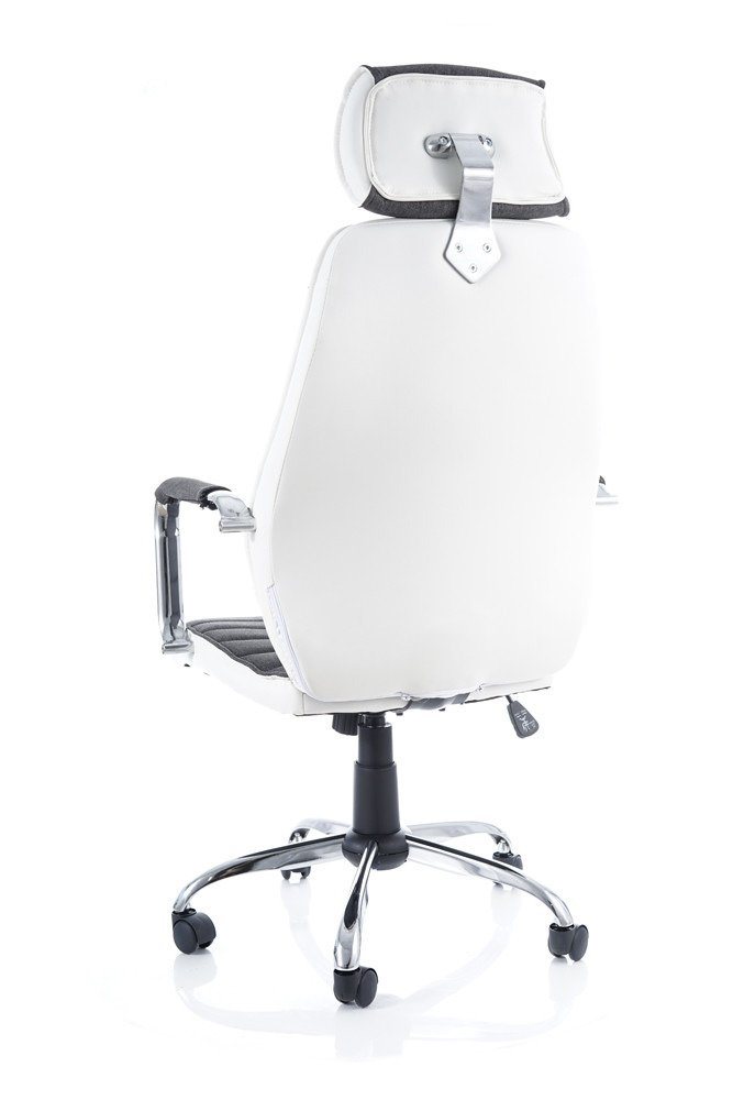 Židle kancelářská šedá Q-035 - zobrazení 360