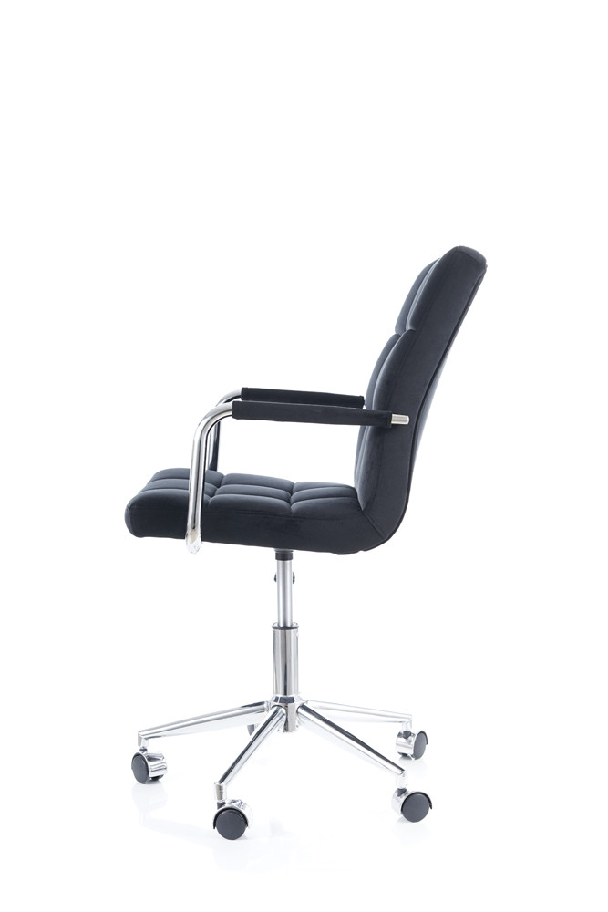 Židle kancelářská růžová Q-022 VELVET - zobrazení 360