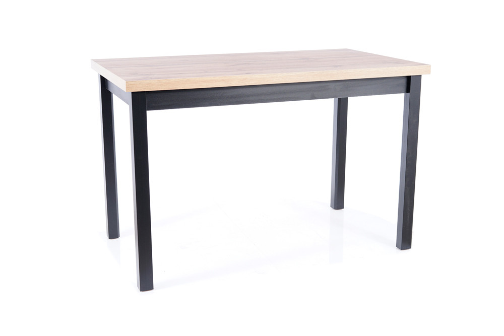 Stůl jídelní dub lancelot/bílá 120x68 ADAM - zobrazení 360