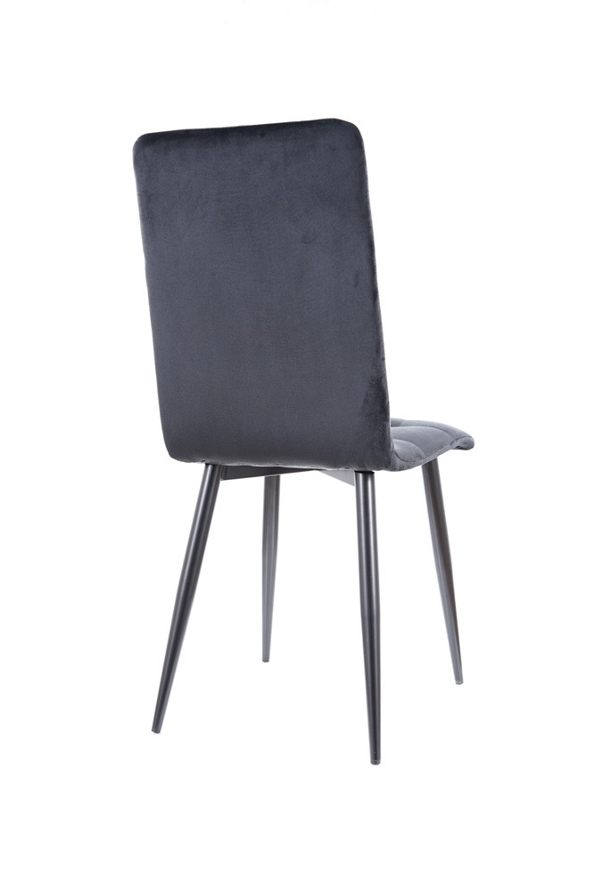 Židle jídelní šedá OTTO VELVET - zobrazení 360