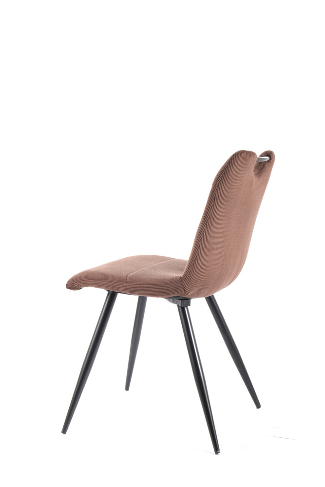 Židle jídelní černá/hnědá ORFE SZTRUKS - zobrazení 360
