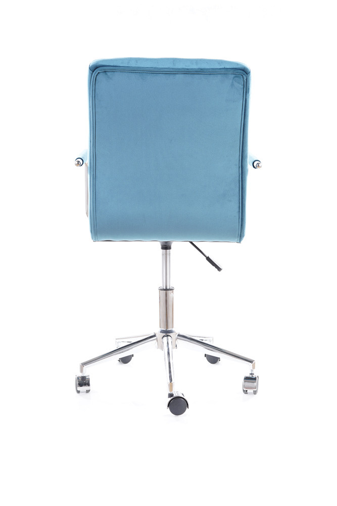 Židle kancelářská modrá VELVET Q-022 - zobrazení 360