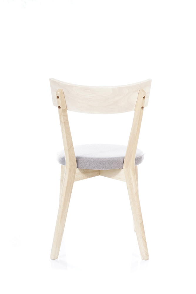 Židle jídelní dub medový/šedá NELSON - zobrazení 360