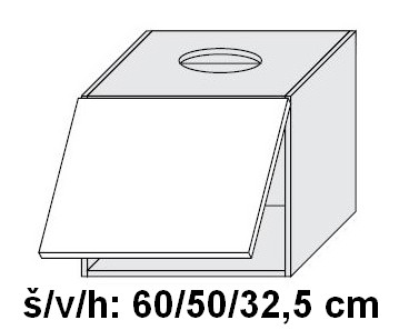 Horní skříňka BONN KOBE MAT 60 cm