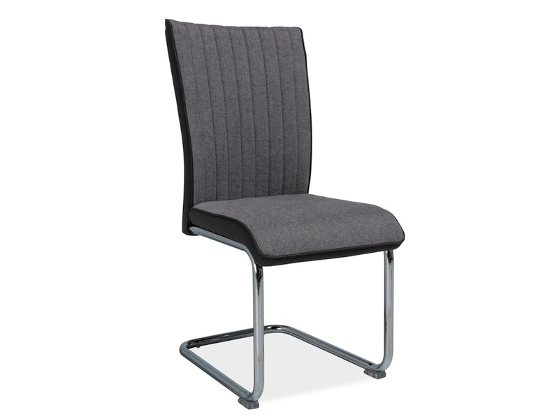 Židle jídelní šedá/tmavá šedá H-930