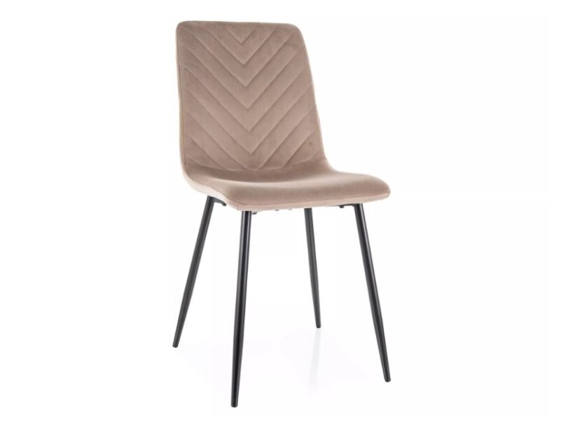 Židle jídelní béžová DAREN VELVET